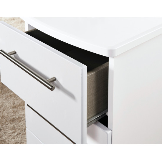 Harlech 4 Door 4 Drawer Mirrored Wardrobe