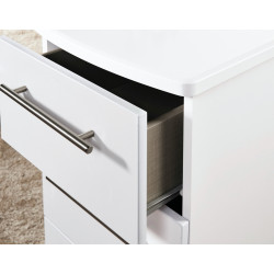 Harlech 3 Door 2 Drawer Mirrored Wardrobe