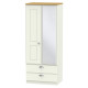 Verona 2 Drawer Mirrored Wardrobe
