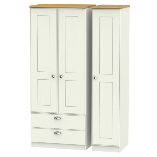 Verona 3 Door 2 Drawer Wardrobe