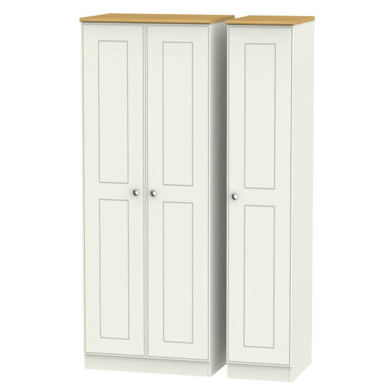 Verona Tall 3 Door Wardrobe