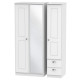 Verona 3 Door 2 Small Drawer Mirror Wardrobe