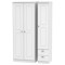 Verona Tall 3 Door 2 Small Drawers Wardrobe