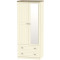 Venice Standard 2 Drawer Mirror Wardrobe