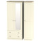 Venice Standard 3 Door 2 Drawer Mirrored Wardrobe