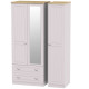 Venice Standard 3 Door 2 Drawer Mirrored Wardrobe