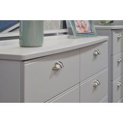 Verona Tall 4 Door Mirrored Wardrobe