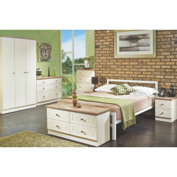 Venice Tall 4 Door 2 Drawer Mirrored Wardrobe