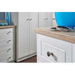 Venice Tall 4 Door 4 Drawer Mirrored Wardrobe