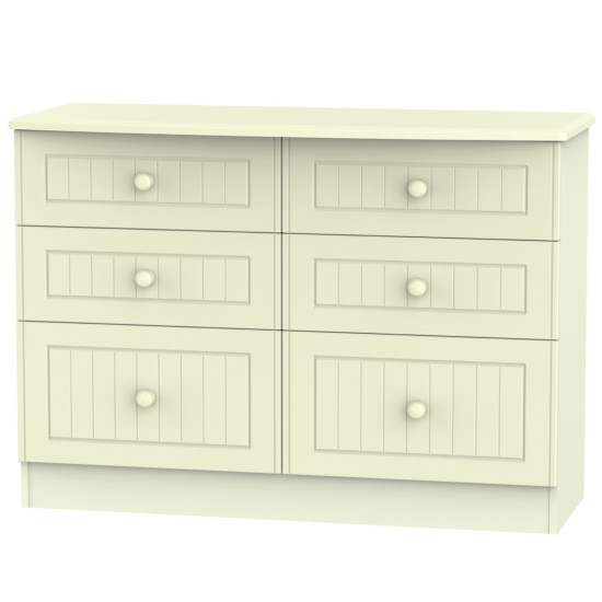 Cottage 6 Drawer Midi Chest