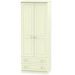 Cottage Tall 2 Drawer Wardrobe