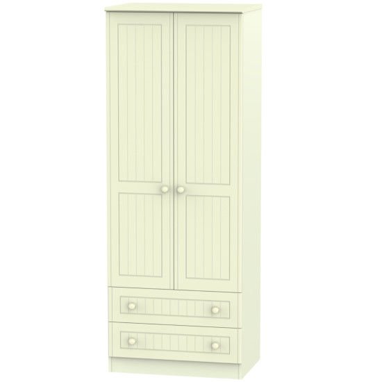 Cottage Tall 2 Drawer Wardrobe