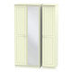 Cottage 3 Door Mirrored Wardrobe