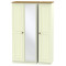 Cottage 3 Door Mirrored Wardrobe