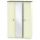 Cottage 3 Door Mirrored Wardrobe