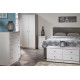 Cottage Tall 3 Door 4 Drawer Mirrored Wardrobe