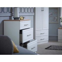 Dover Tall 4 Door 2 Drawer Mirrored Wardrobe
