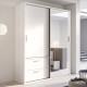 Texas White 180cm Sliding Wardrobe