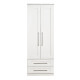 Duke Tall 2 Drawer Wardrobe