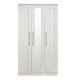 Duke Tall 3 Door Mirrored Wardrobe