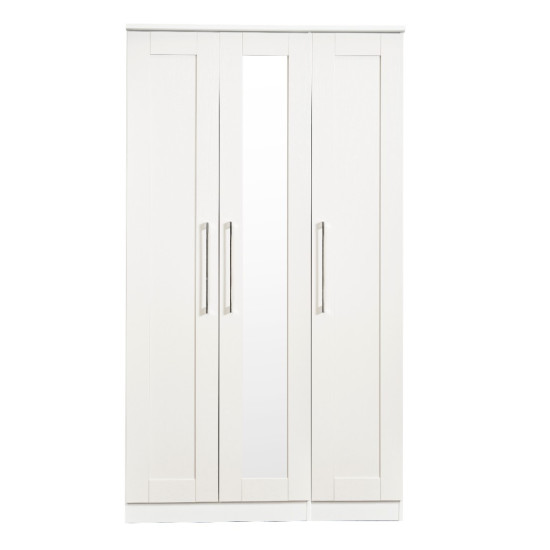 Duke Tall 3 Door Mirrored Wardrobe
