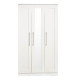 Duke Tall 3 Door Mirrored Wardrobe