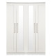 Duke Tall 4 Door Mirrored Wardrobe