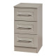 Duke 3 Drawer Bedside