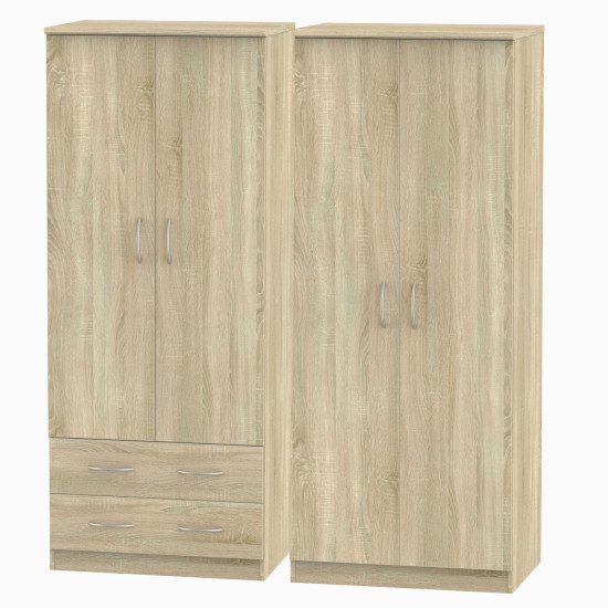 Avondale 4 Door 2 Drawer Wardrobe