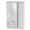 Aberdeen 3 Door 2 Drawer Mirrored Wardrobe