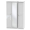 Aberdeen 3 Door Mirrored Wardrobe