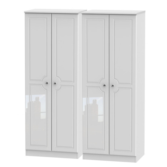 Aberdeen 4 Door Wardrobe