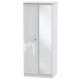 Aberdeen Tall 2 Door Mirrored Wardrobe