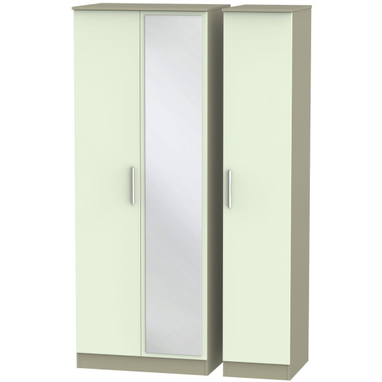 Coventry Tall 3 Door Mirrored Wardrobe