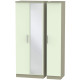 Coventry Tall 3 Door Mirrored Wardrobe