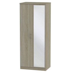Falmouth Tall 2 Door Mirorred Wardrobe