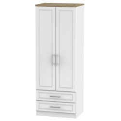 Dover Tall 2 Drawer Wardrobe