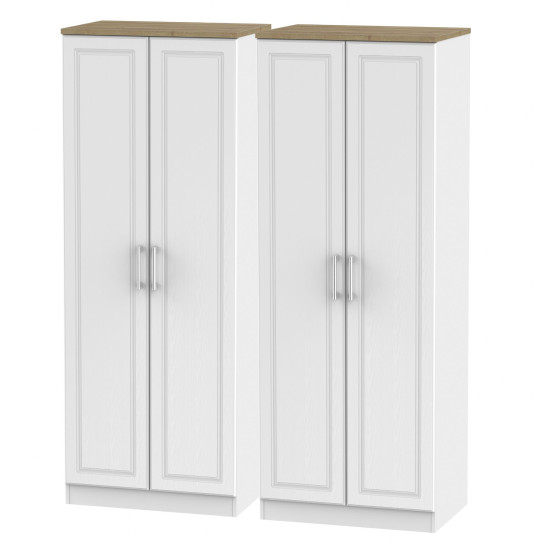 Dover Tall 4 Door Wardrobe