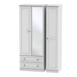Snowdon 3 Door 2 Drawer Mirrored Wardrobe
