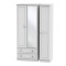 Snowdon 3 Door 2 Drawer Mirrored Wardrobe