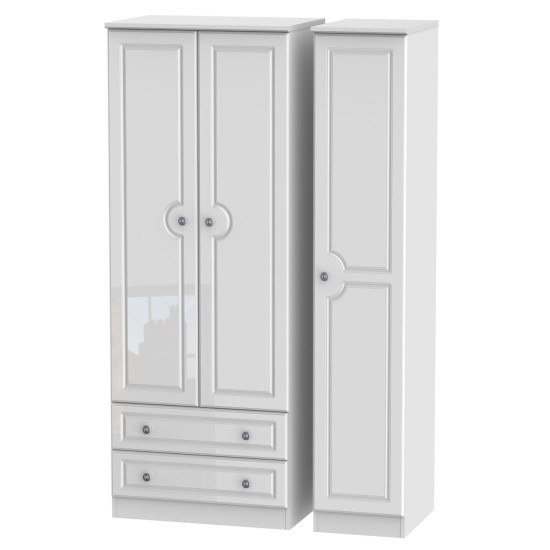 Snowdon 3 Door 2 Drawer Wardrobe