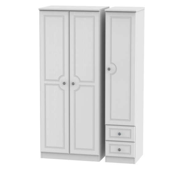 Snowdon 3 Door 2 Small Drawer Wardrobe