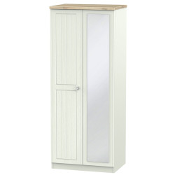 Palermo Standard 2 Door Mirrored Wardrobe