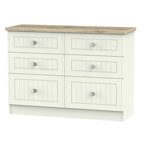 Palermo 6 Drawer Midi Chest