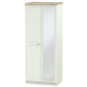 Palermo Tall 2 Door Mirrored Wardrobe