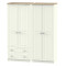 Palermo Tall 4 Door 2 Drawer Wardrobe