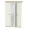 Palermo Standard 3 Door Mirrored Wardrobe