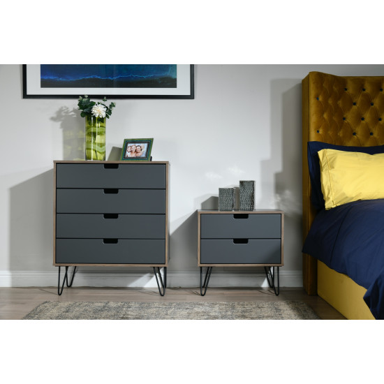 Beijing 2 Drawer Midi Chest
