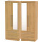 Harlech Tall 4 Door 4 Drawer Mirrored Wardrobe