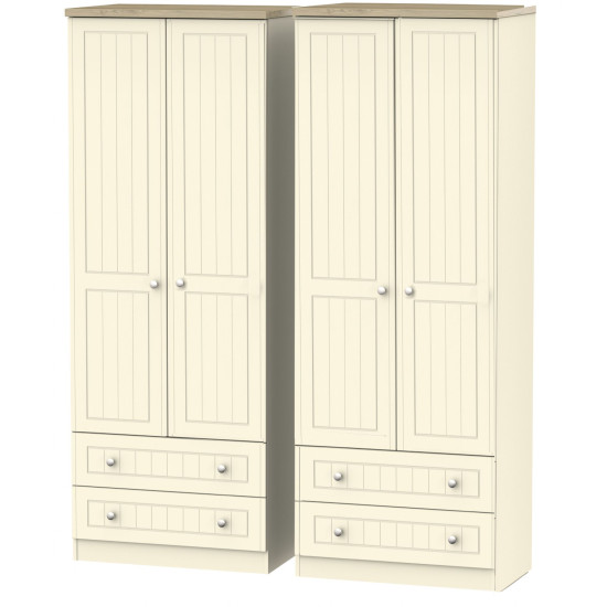 Venice Standard 4 Door 4 Drawer Wardrobe